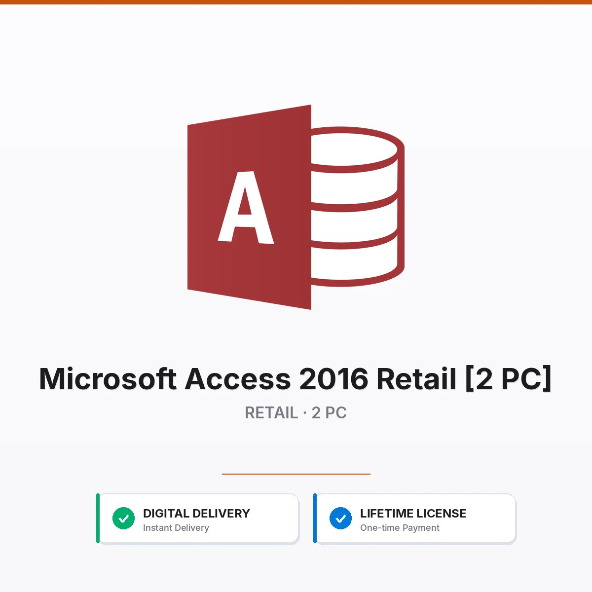 Microsoft Access 2016 Retail [2 PC]