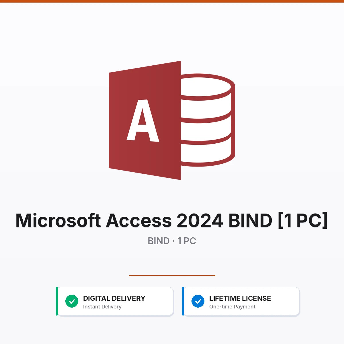 Microsoft Access 2024 BIND [1 PC]