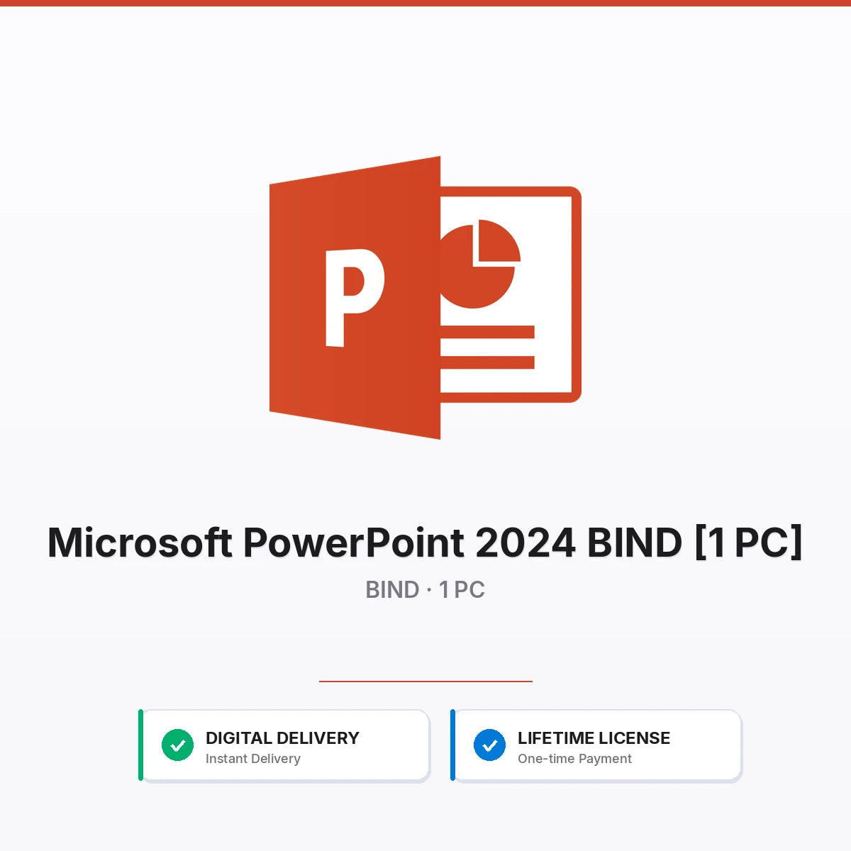 Microsoft PowerPoint 2024 BIND [1 PC]