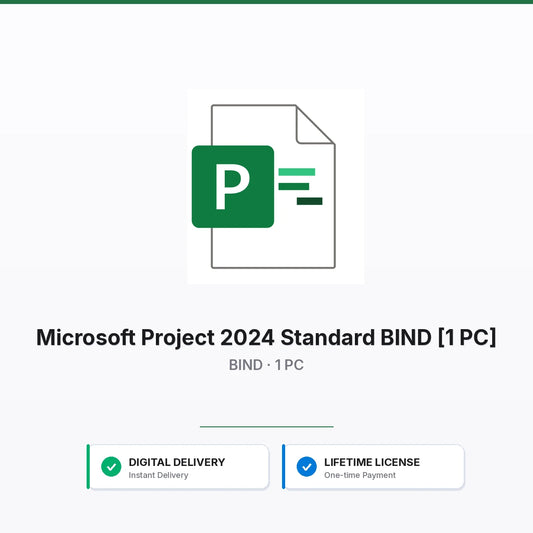 Microsoft Project 2024 Standard BIND [1 PC]