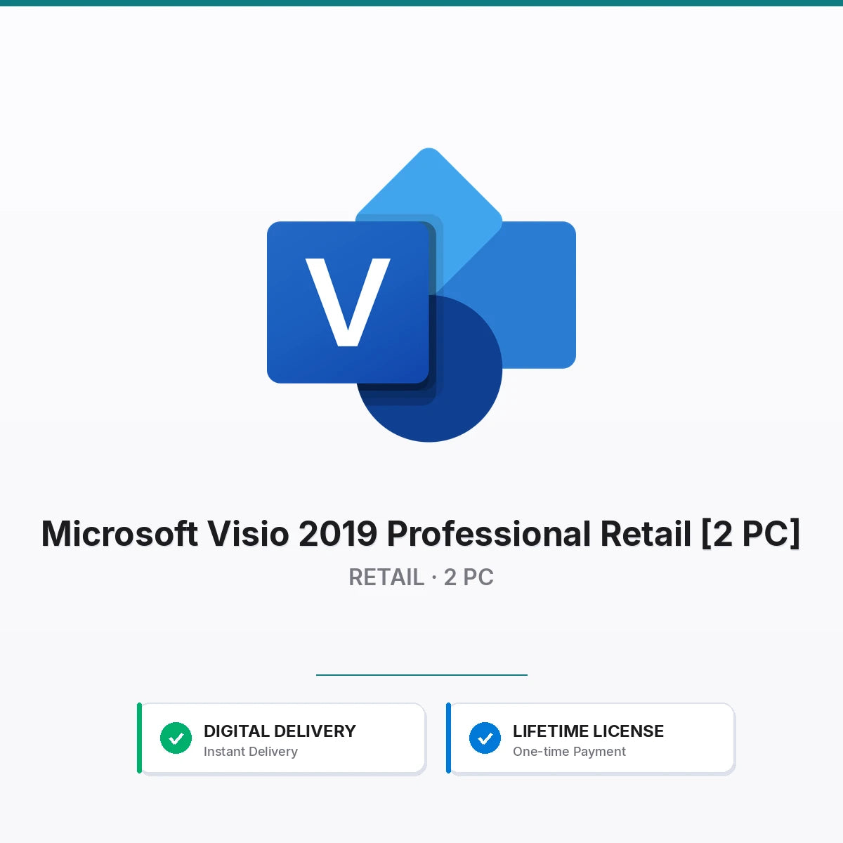 Microsoft Visio 2019 Professional Retail [2 PC]