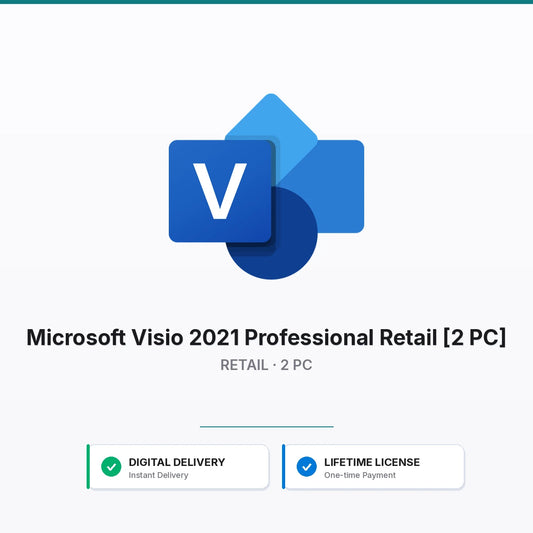Microsoft Visio 2021 Professional Retail [2 PC]