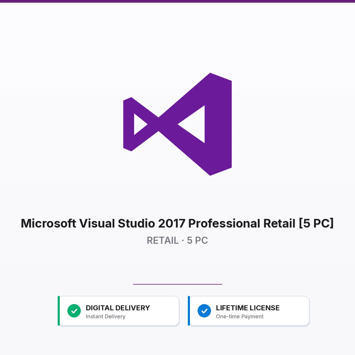 Microsoft Visual Studio 2017 Professional Retail [5 PC]