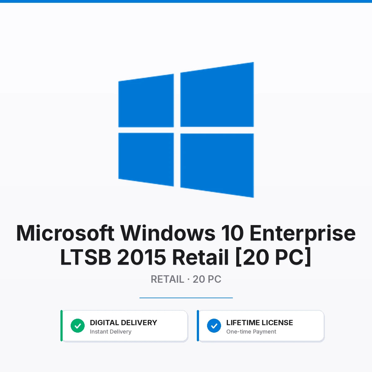 Microsoft Windows 10 Enterprise LTSB 2015 Retail [20 PC]