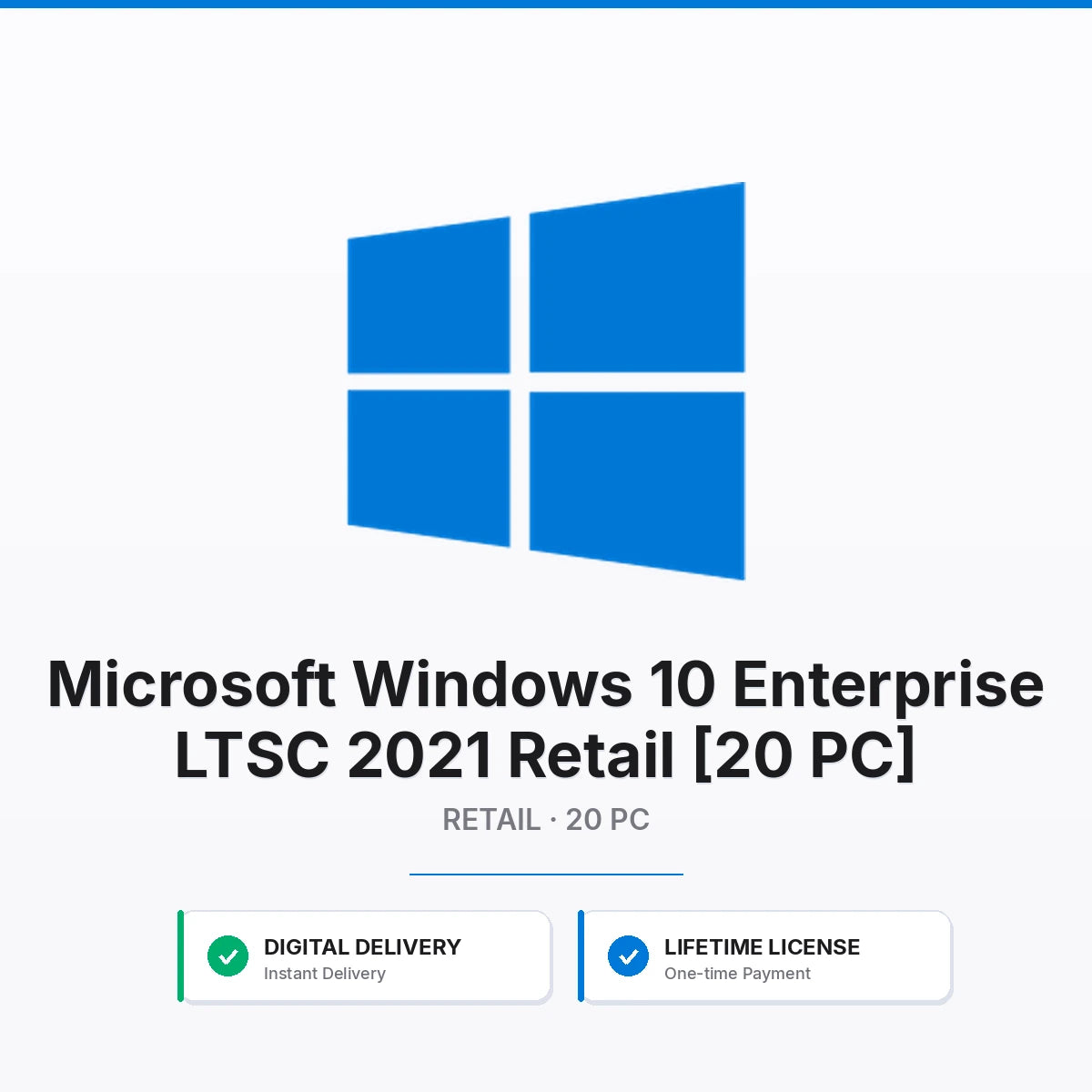 Microsoft Windows 10 Enterprise LTSC 2021 Retail [20 PC]