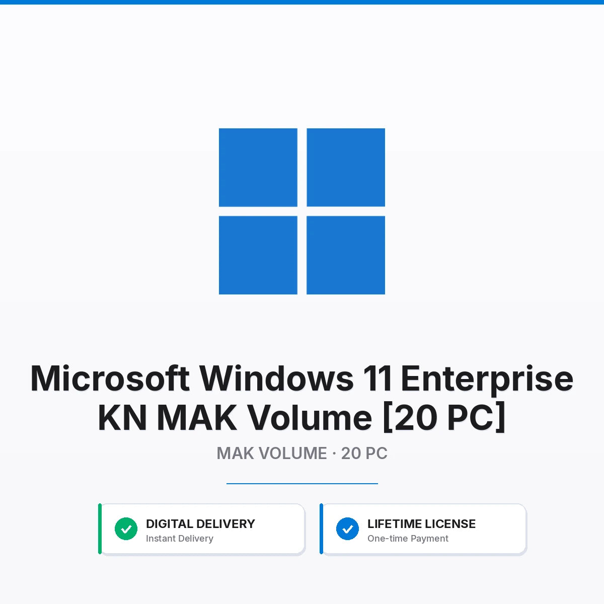 Microsoft Windows 11 Enterprise KN MAK Volume [20 PC]
