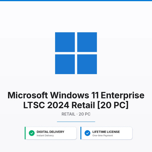 Microsoft Windows 11 Enterprise LTSC 2024 Retail [20 PC]