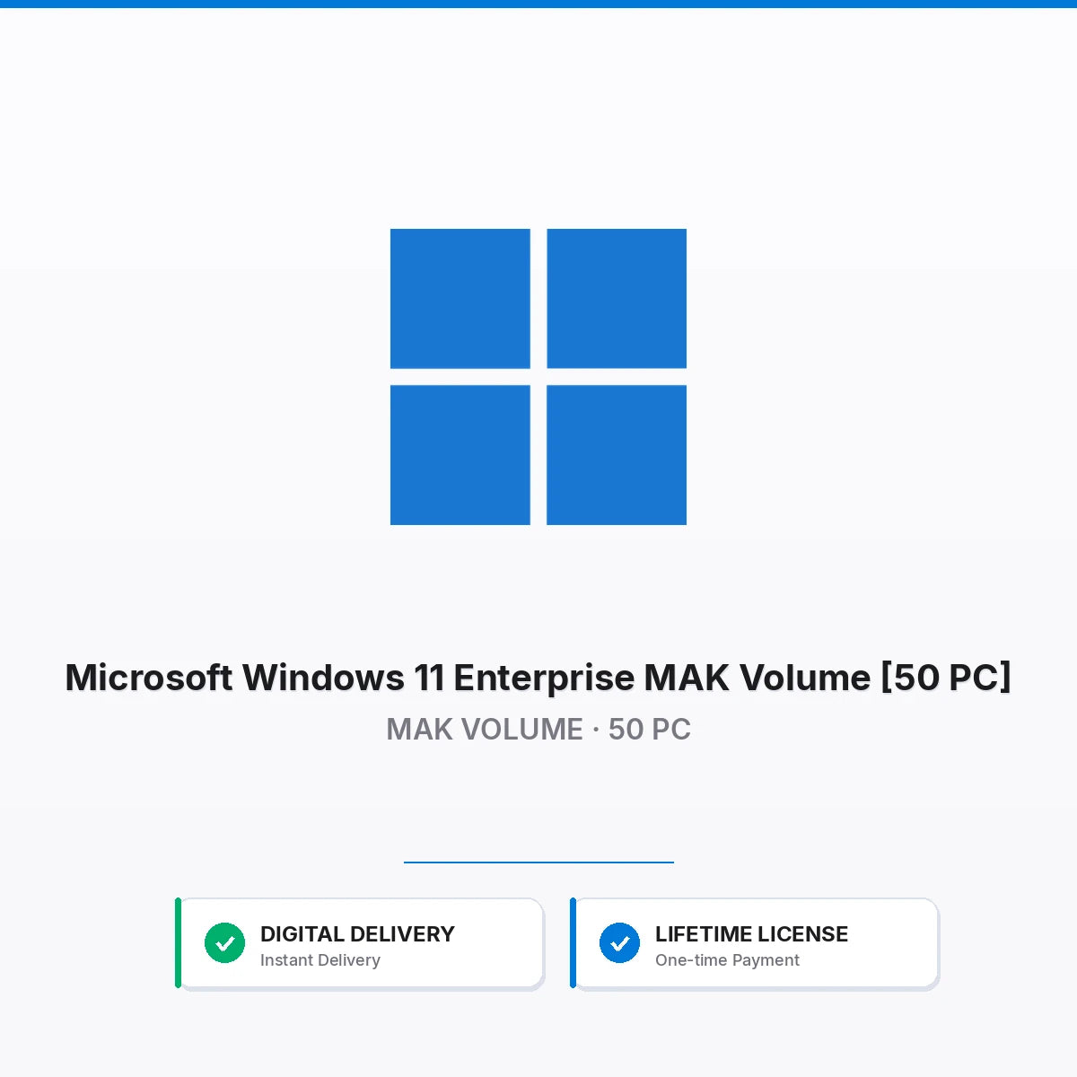 Microsoft Windows 11 Enterprise MAK Volume [50 PC]