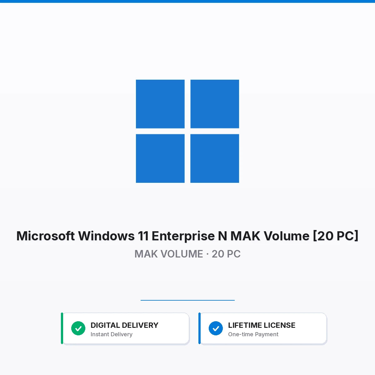 Microsoft Windows 11 Enterprise N MAK Volume [20 PC]
