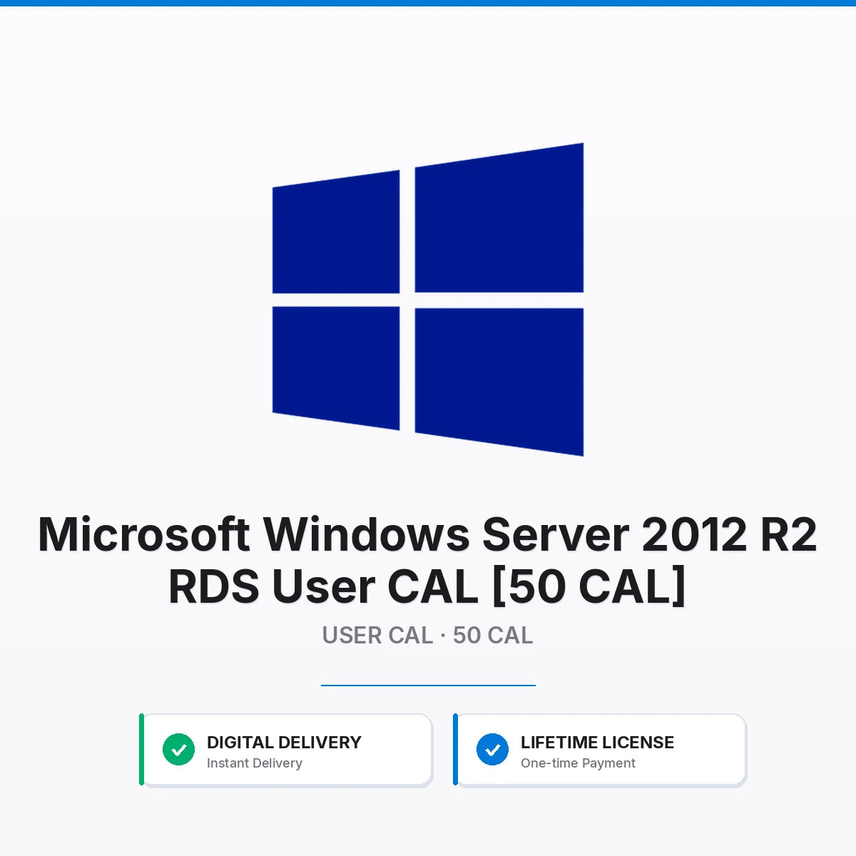 Microsoft Windows Server 2012 R2 RDS User CAL [50 CAL]