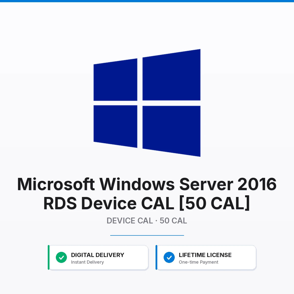 Microsoft Windows Server 2016 RDS Device CAL [50 CAL]